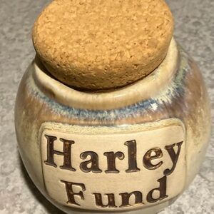 Tumbleweed Pottery Harley Fund Ceramic Jar with Cork Lid